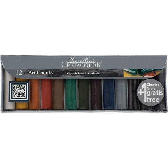 Cretacolor Art Chunky Set, 12 Colors