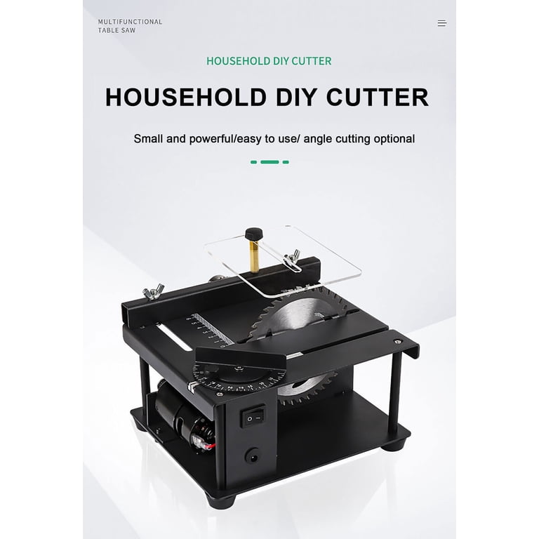 2 in 1 Mini Table Saw, Versatile Portable Cutting | Sander All-in-One