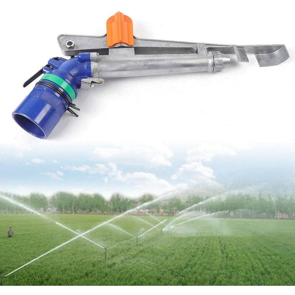 2‘’ Agriculture Irrigation Spray Gun Sprinkler Large-Area 360° Adjustable Watering Sprinkler (2'' Normal)