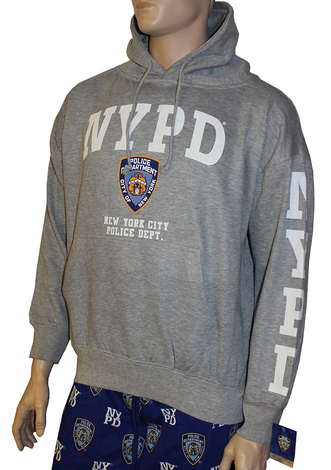 nypd jumper grey