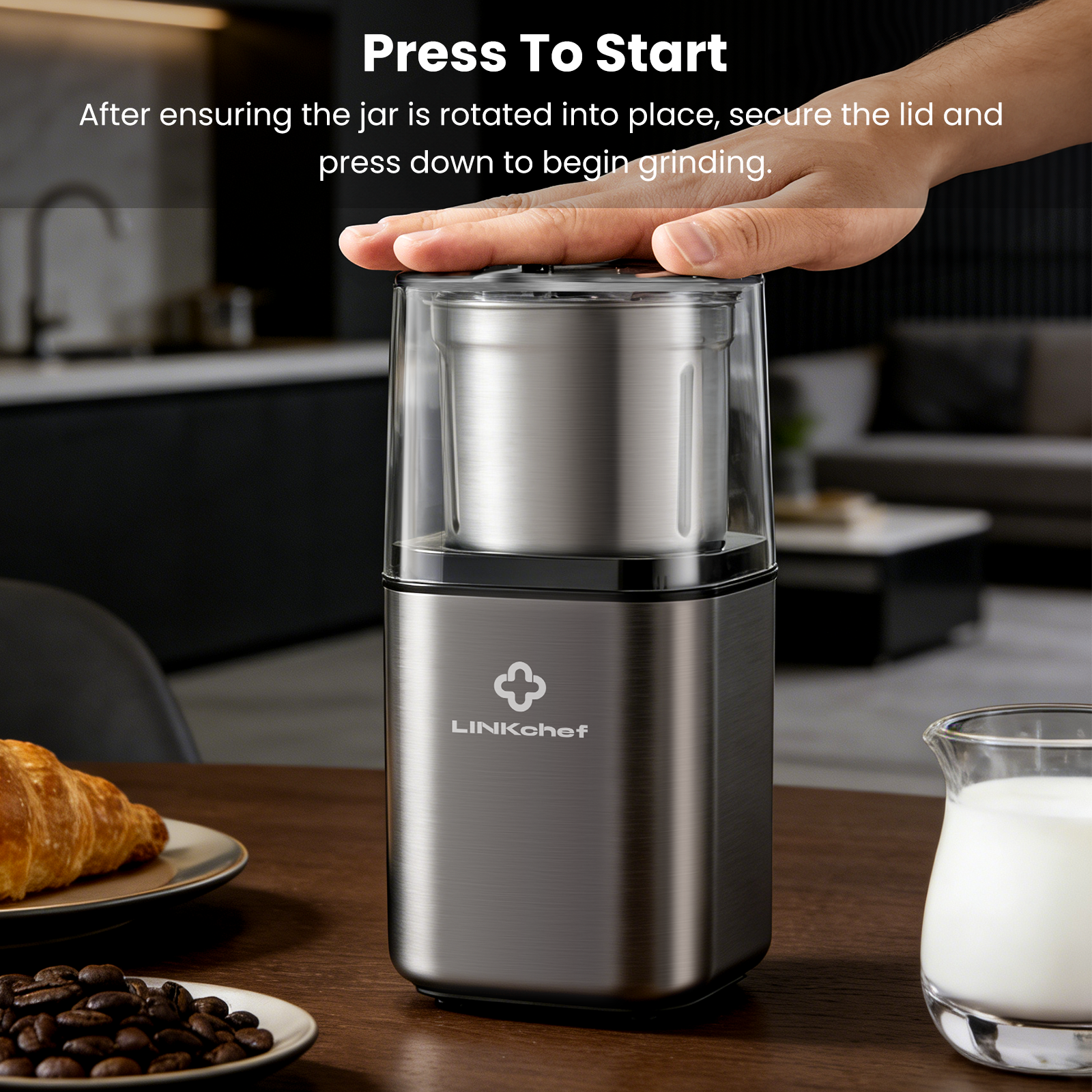 LINKChef Electric Coffee Grinder photo 3