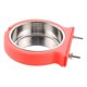thumbnail image 1 of Tazón de alimentación de jaula para mascotas, jaula desmontable colgante de acero inoxidable, cuencos azules para agua y alimentos para perros, gatos, animales pequeños JFHHH pequeña, 1 of 5