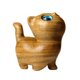thumbnail image 3 of Estatua de gato de madera, decoración del hogar, adorno de mesa coleccionable, escultura para pasillo Estilo A, 3 of 9