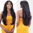 thumbnail image 3 of FREE TRESS FreeTress Equal Curtain Bangs HD Lace Front Wig Bombshell (HI-COCONUT), 3 of 5