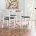 thumbnail image 3 of Linon Cabarrus Dining Chair, Set of 2, Charcoal, 3 of 10