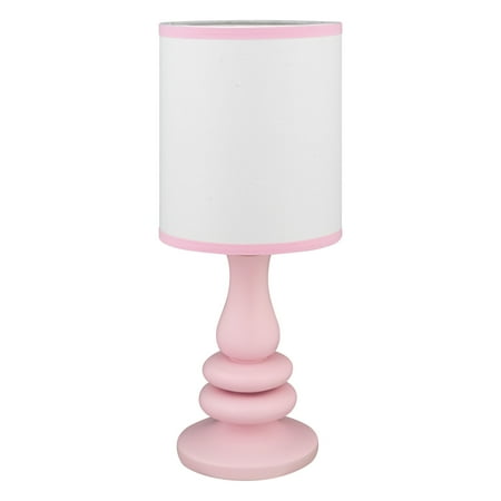 Little Builder Lamp - Little Love Lamp Pink Resin/White /Pink Trim Shade, 1.0 CT
