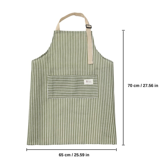 Rkxzt Canvas Apron Adjustable Bib Apron with Pockets Canvas Kitchen Cooking Chef Apron for Women and Men 25.59x27.56in Kitchen Dining