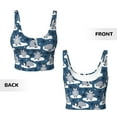 thumbnail image 4 of Yiaed Snow Penguin Print Ladies Waistcoat Women Sports Vest Vest Sports Women Sports Top Yoga Vest for women-XX-Large, 4 of 8