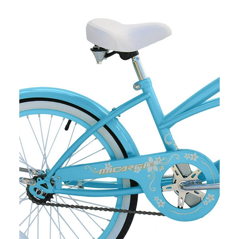 Wonder Wheels 20 Beach Cruiser Single Speed Bicycle Bike Baby Blue Rims Baby Blue Walmart