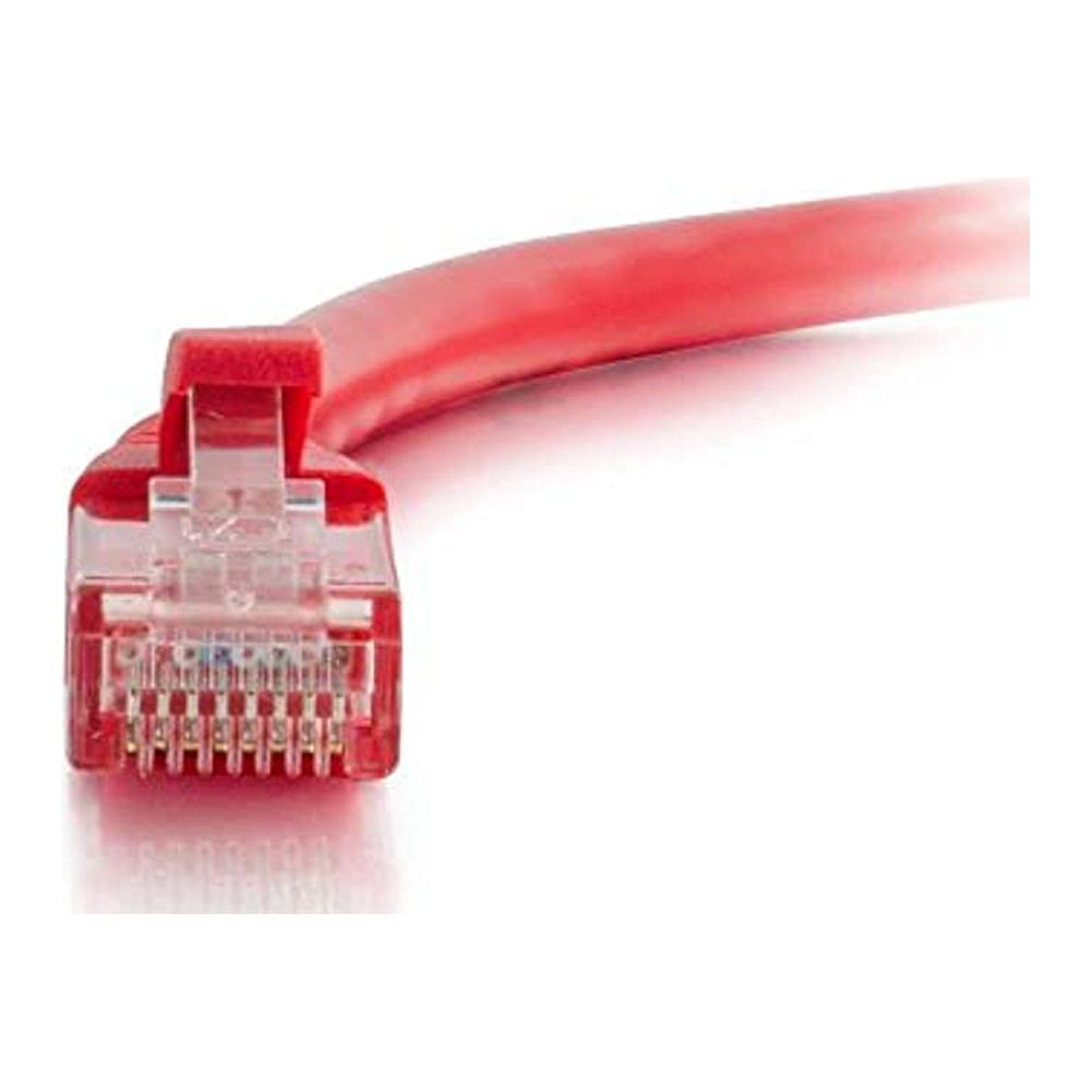 C2G 25ft Cat6 Snagless Unshielded (UTP) Ethernet Network Patch Cable - Red - patch cable - 25 ft - red - image 2 of 4