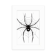 thumbnail image 1 of Insecto araña Negro Telaraña ilustración Marco de Fotos de escritorio imagen Blanco Pintura arte 5x7 pulgadas, 1 of 4