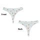 thumbnail image 3 of Balery Strawberry Tangas de Algodón para Mujer con Estampado – Ropa Interior Sexy, Transpirable, G-string-X-Large, 3 of 6