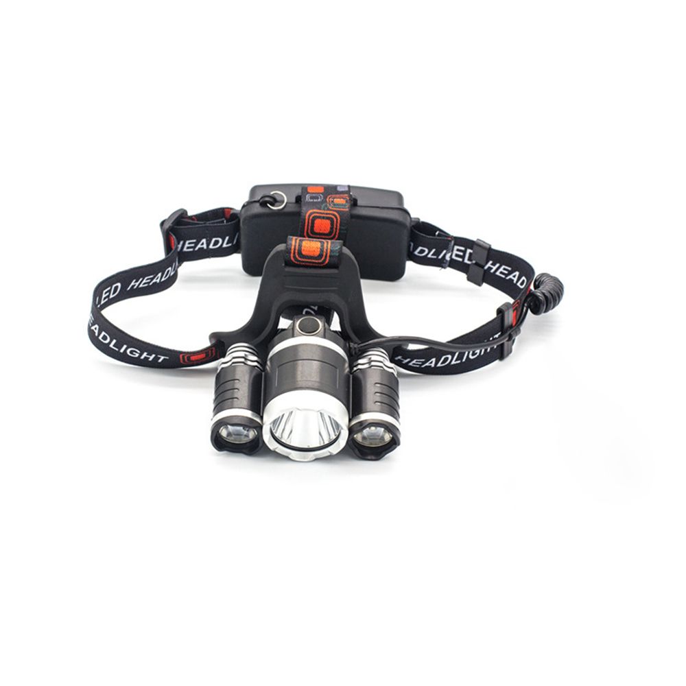 Portable Work Headlamp Mountaineering Head Torch Head Mounted T6 Head