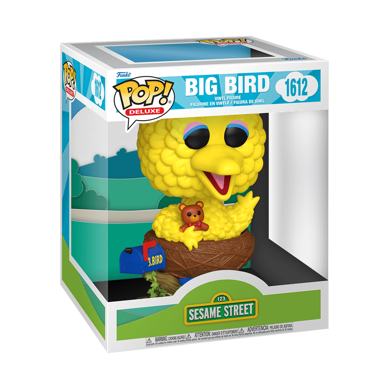 Funko Pop! Television: Sesame Street - Pop! Deluxe Big Bird in Nest Vinyl Figure