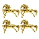 thumbnail image 4 of 4 servilleteros de metal con diseño de caballo en 3D, con hebilla, para mesa de comedor, bodas, cenas y decoración de mesa de hotel, 4 of 8