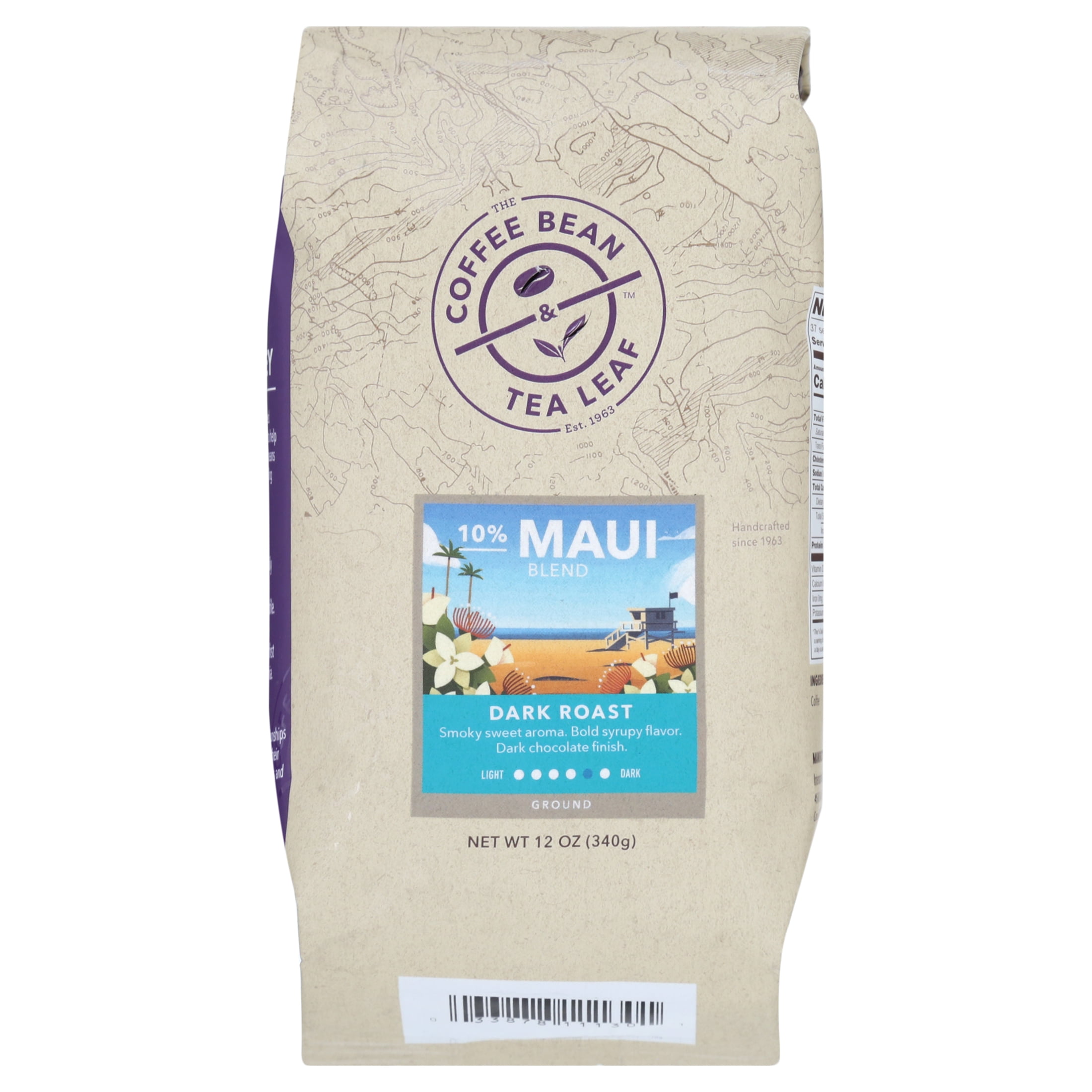 The Coffee Bean & Tea Leaf Maui Blend Medium Roast Ground Coffee 12 oz