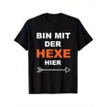 thumbnail image 1 of T Shirt I'with Witch Funny Halloween s, 1 of 5