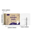 thumbnail image 3 of Japceit Laundry Detergent Sheets, Low Foam Bubble-Free Wash Strips, Ultra-Concentrated Dissolvable Paper for Travel, Gym, Delicates, Sensitive Skin, Fragrance-Free Cleaning, 3 of 3