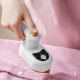 thumbnail image 3 of BUYISI Mini Handheld Portable Ironing Machine Clothes Garment Steamer Electric Heating white US, 3 of 4