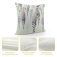 thumbnail image 4 of COMIO Spring Pillow Covers, Purple Lavender Decorative Throw Pillows,Vintage Plant Flower Floral Summer Seasonal Outdoor Decor Pillowcase Cushion Cover for Couch Sofa, 4 of 5