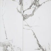 Islander Flooring Carrara Porcelain HDPC Rigid Core Vinyl Tile - 6" Sample
