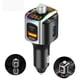 thumbnail image 4 of Adaptador De Coche Bluetooth 5 Multifunción 12-24V Pantalla Dual Cargador De Coche Digital 15W Qc / Pd Carga Rápida Reproductor De Mp3 Inalámbrico Llamada Manos Libres Transmisor Fm Cateissary VI003913-00, 4 of 6