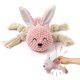 thumbnail image 1 of Juguete de conejo de peluche para perros, juguete interactivo de peluche para perros, papel arrugado, adecuado para cachorros y perros medianos, lindos juguetes para perros, 1 of 5
