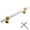C, variant on HOARBOEG 5 Pack Black Cabinet Pulls Drawer Handles, Stainless Steel Kitchen Cabinet Hardware, Modern Tapered Cup Pulls for Wardrobe Dresser and Bathroom Vanity