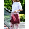 thumbnail image 4 of Backpack Purse Large Capacity Simple Fashion School Daypack Handle Shoulder Bag, 4 of 6