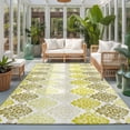 thumbnail image 2 of Large Area Rugs 8'x10', Yellow Boho Flowers Carpet Runner Indoor Outdoor Rugs Home Decor Aesthetic, Modern Luxurious Geometric Floral Non Slip Mats Washable Accent Rug for Living Room Bedroom, 2 of 8