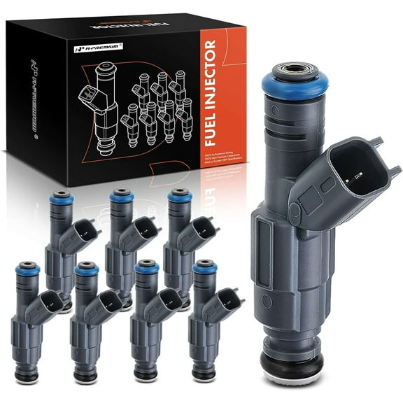 A-Premium Fuel Injectors Compatible with Ford Crown Victoria 2001-2004 & Lincoln Town Car 2001-2002 & Mercury Grand Marquis 2001-2002, V8 4.6L, Set of 8, Replace# 822-11142