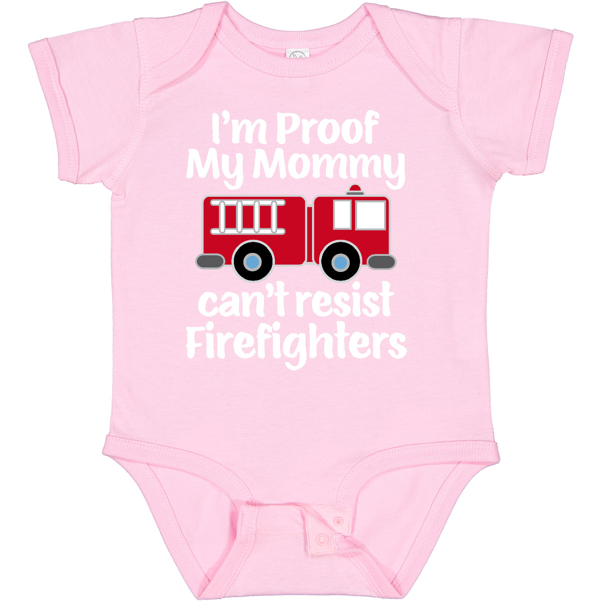 Inktastic Firefighter Daddy Baby Fireman Boys or Girls Baby Bodysuit