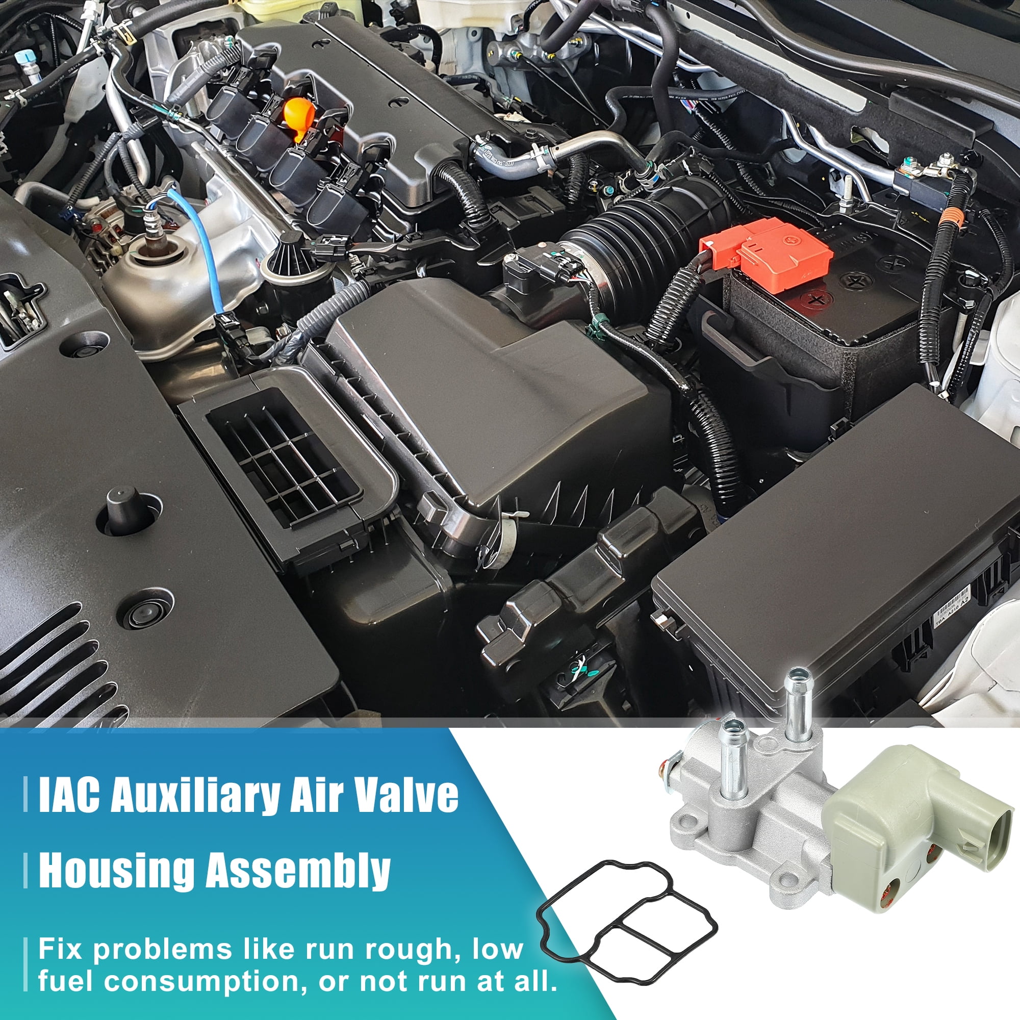 Unique Bargains 1 Set Car Idle Air Control Valve 16022-P2A-J01 Replaces for Honda Civic CX DX 1996 1997 1998 1999 2000