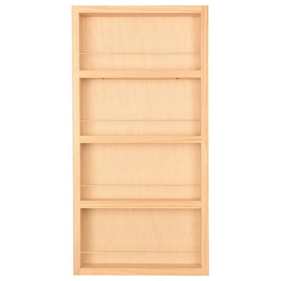 Ceres Unfinished On the Wall Spice Rack 21"h x 14"w x 3.5"d