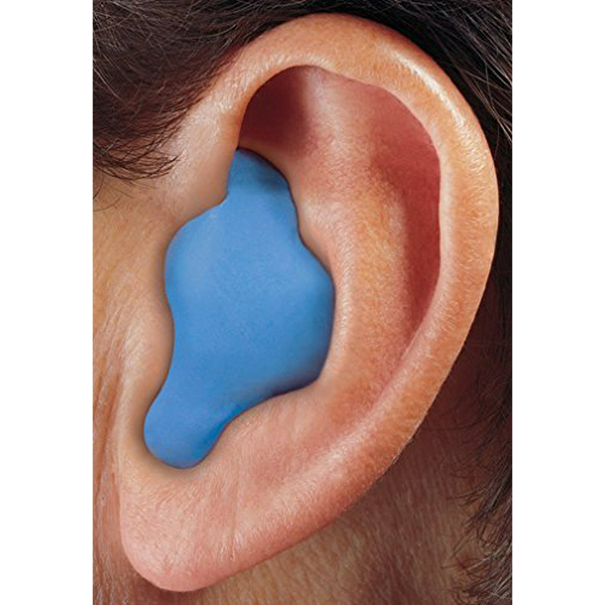 TYMPO bouchons d'oreille moulés sur mesure Bleu. 1 Kit pour réaliser  soi-même 2 paires de boule quies sur mesure en silicone. Bouchons d'oreille  pour dormir, pour l'avion et le bricolage : 
