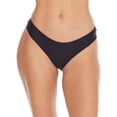 thumbnail image 2 of Swim Systems Womens Black Ellie Tab Side Bikini Bottom Style-B309-BLCK Swimsuit, 2 of 2