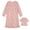 Pink Unicorn, variant on Kids Girl and Doll Matching Nightgown Set, Long Sleeve Soft Flannel Sleep Dress - Blue Tie Dye