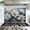 Color 2, variant on Kitchen Backsplash Peel and Stick Wall Murals Decorative Clouds Fluorescent Light Blue Sky Ceiling Lamp Decorations Removable Mural 35.4"W x 23.6"H, Vinyl Wallpaper for Fireplace & Behind Stove