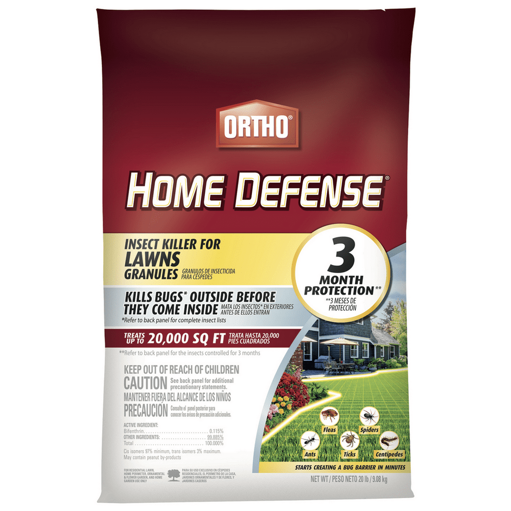 Ortho Home Defense Insect Killer for Lawns Granules, 20 lb. Walmart