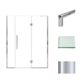 thumbnail image 2 of Transolid Ehtf61257610c-T Elizabeth 76" High X 61" Wide Hinged Semi Frameless Shower Door, 2 of 7