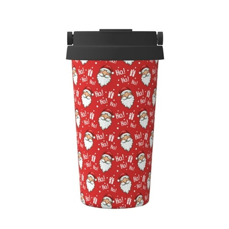 

Goofa Merry Christmas Santa Claus A for Insulated Travel Coffee Mug Spill Proof Leak Proof 16 OZCoffee Tumbler Reusable Coffee Cups with Lids Thermos for Hot and Cold Drink