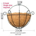 thumbnail image 2 of Hand Made Flowerpot Support Balcony Hanging Decoration Ornament Hang, 2 of 8