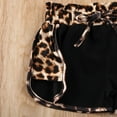 thumbnail image 5 of 1-6Years Toddler Kids Baby Girl Casual sportswear Leopard Outfits Tops Shirt  Short Pants, 5 of 9