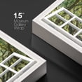 thumbnail image 4 of wall26 - Modern White Window Looking Out Into a Road with a Tunel of Trees - Canvas Art Home Art - 32"x48", 4 of 5