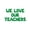 Green, variant on Letter Balloons - WE LOVE OUR TEACHERS 16" Inch Alphabet Letters Foil Mylar Balloon Teacher Appreciation Party Banner (Purple)