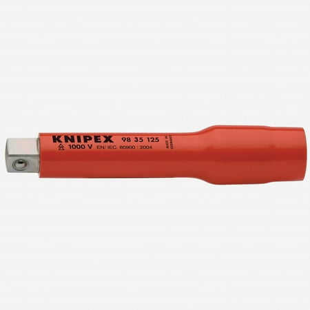 UPC: 0843221005726 | Knipex 98 35 125 1 000V Insulated-3/8 Drive Extension Bar