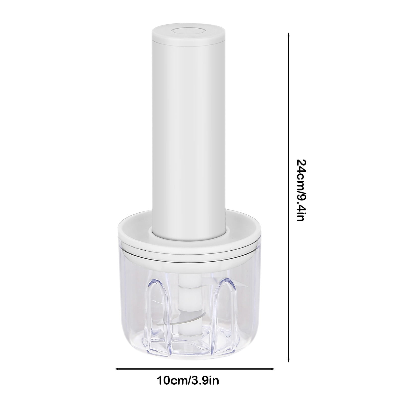 Portable Electric Food Chopper USB Rechargeable Mini Processor, 3 Blade Vegetable Garlic Meat Grinder With Container, Easy Clean Compact Kitchen Tool For Home Travel Cooking