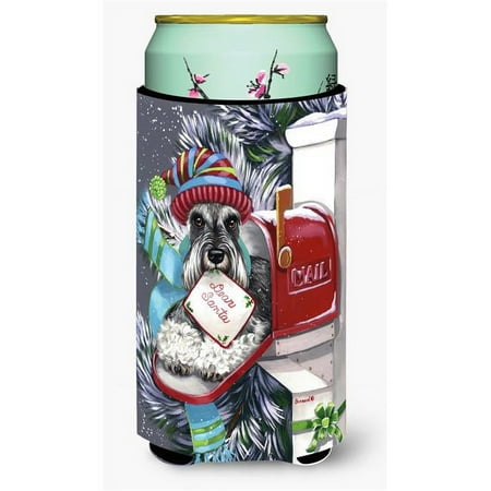 

22-24 oz Schnauzer Christmas Letter to Santa Tall Boy Hugger