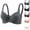 08/ Dark Green, variant on Women's Wireless Bra Sexy Lace Lift-up Wireless Full-Coverage Bra Plus Size Large Breast Support Bras Black 36