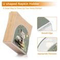 thumbnail image 4 of Table Napkin Holder, One Sizex1 Kitchen Napkin Holder Acrylic Napkin Holder Restaurant Napkin Holder White Cartoon Fox, 4 of 9